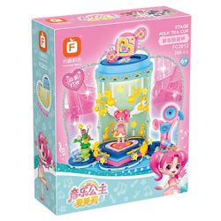 JAKI HK113 HỘP NHẠC YÊU TINH RUOLAI NANCI PU ELF bộ đồ chơi xếp lắp ráp ghép mô hình NANCI DANDELION MINI MUSIC BOX