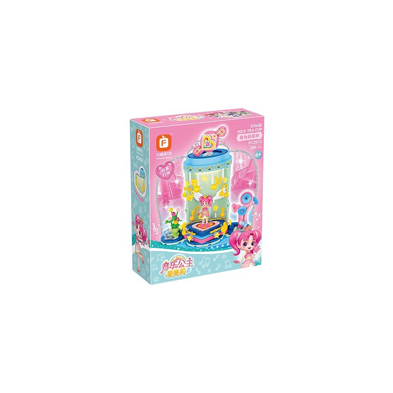 JAKI HK113 HỘP NHẠC YÊU TINH RUOLAI NANCI PU ELF bộ đồ chơi xếp lắp ráp ghép mô hình NANCI DANDELION MINI MUSIC BOX
