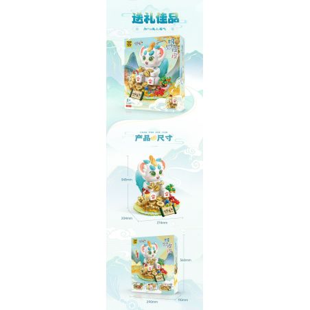 WISE BLOCK AULDEY HA392403 392403 HỘP MÙ CUỘC SỐNG GIA ĐÌNH NAILONG 9 KIỂU bộ đồ chơi xếp lắp ráp ghép mô hình Movie & Game Phim Và Trò Chơi
