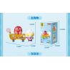 JIESTAR 58261 QUẦY BÁN BÁNH TACO bộ đồ chơi xếp lắp ráp ghép mô hình TACO STALL 107 khối