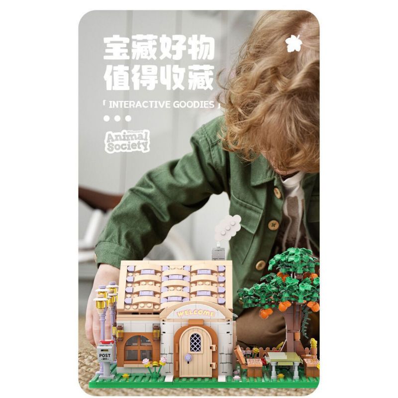 LUMIBRICKS FUNWHOLE F9036 9036 TÀU CHỞ HÀNG MIỀN TÂY bộ đồ chơi xếp lắp ráp ghép mô hình City WESTERN TRAIN Thành Phố 1524 khối