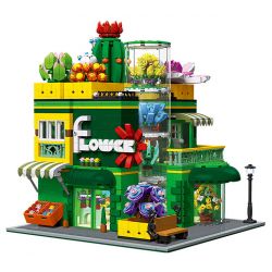 WOMA C0291 0291 CÂU CHUYỆN HOA NỞ bộ đồ chơi xếp lắp ráp ghép mô hình Arts & Crafts POTTED PLANT 438 khối