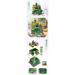 CADA DOUBLEE C51090 51090 XE Ý TƯỞNG TỐC ĐỘ PININFARINA H2 tỷ lệ 1:20 bộ đồ chơi xếp lắp ráp ghép mô hình Racers PININFARINA H2 SPEED Đua Tốc Độ 296 khối