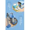 CADA DOUBLEE C51090 51090 XE Ý TƯỞNG TỐC ĐỘ PININFARINA H2 tỷ lệ 1:20 bộ đồ chơi xếp lắp ráp ghép mô hình Racers PININFARINA H2 SPEED Đua Tốc Độ 296 khối