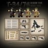 WOMA C4000 4000 MECHA BỐN TRONG MỘT bộ đồ chơi xếp lắp ráp ghép mô hình MECHA TEAM 754 khối