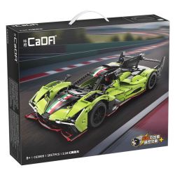 CADA DOUBLEE C63009 63009 XE THỂ THAO MA QUÁI tỷ lệ 1:10 bộ đồ chơi xếp lắp ráp ghép mô hình Technic Kỹ Thuật Công Nghệ Cao Mô Hình Phương Tiện 1817 khối