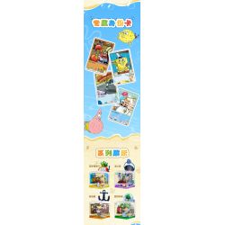 AREA-X AB0050 0050 NHỮNG NGƯỜI BẠN THÂN NHẤT CỦA SPONGEBOB BOX2.0 CHÚA TỂ BIỂN CẢ bộ đồ chơi xếp lắp ráp ghép mô hình Movie & Game GOOD FRIENDS Phim Và Trò Chơi