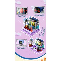 AREA-X AB0051 0051 SPONGEBOB FRIENDS BOX2.0 NHÀ HÀNG DỨA bộ đồ chơi xếp lắp ráp ghép mô hình Movie & Game GOOD FRIENDS Phim Và Trò Chơi