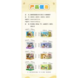 AREA-X AB0052 0052 SPONGEBOB FRIENDS BOX2.0 NGÔI NHÀ NEO bộ đồ chơi xếp lắp ráp ghép mô hình Movie & Game GOOD FRIENDS Phim Và Trò Chơi