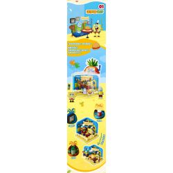 AREA-X AB0052 0052 SPONGEBOB FRIENDS BOX2.0 NGÔI NHÀ NEO bộ đồ chơi xếp lắp ráp ghép mô hình Movie & Game GOOD FRIENDS Phim Và Trò Chơi