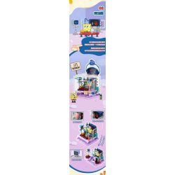 AREA-X AB0053 0053 SPONGEBOB FRIENDS BOX2.0 NGÔI NHÀ MÁI VÒM TRÊN CÂY bộ đồ chơi xếp lắp ráp ghép mô hình Movie & Game GOOD FRIENDS Phim Và Trò Chơi
