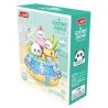 JAKI MK016 NHẬT KÝ THỰC PHẨM SINH TỐ DỪA ĐÔNG LẠNH PANDA bộ đồ chơi xếp lắp ráp ghép mô hình ICE COCONUT