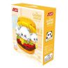 JAKI MK017 NHẬT KÝ ẨM THỰC BURGER CHUBBY PANDA bộ đồ chơi xếp lắp ráp ghép mô hình HAMBURG
