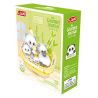 JAKI MK018 NHẬT KÝ ĂN UỐNG CƠM NẮM PANDA NUOJIJI bộ đồ chơi xếp lắp ráp ghép mô hình CLUE PUDDING