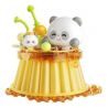 JAKI MK019 NHẬT KÝ ẨM THỰC PUDDING NGỌT NGÀO PANDA bộ đồ chơi xếp lắp ráp ghép mô hình SWEET PUDDING