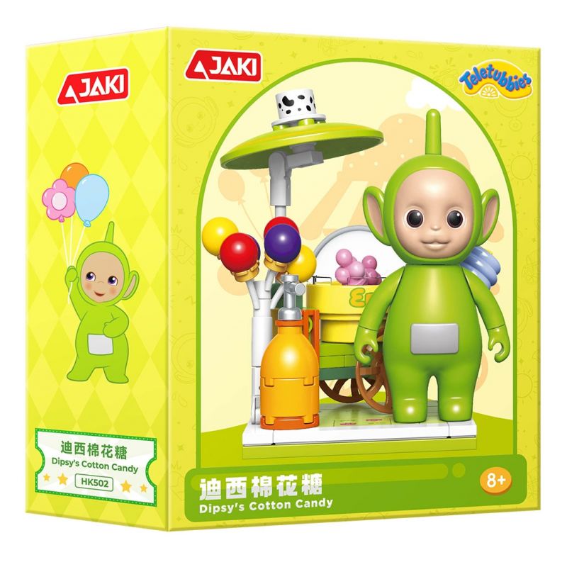 JAKI HK502 CÔNG VIÊN GIẢI TRÍ TELETUBBIES DIXIE MARSHMALLOW bộ đồ chơi xếp lắp ráp ghép mô hình
