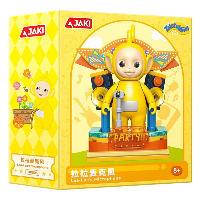 JAKI HK503 SÂN CHƠI TELETUBBIES MICRO LALA bộ đồ chơi xếp lắp ráp ghép mô hình