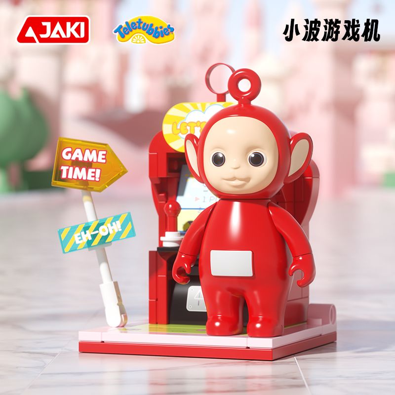 JAKI HK504 CÔNG VIÊN GIẢI TRÍ TELETUBBIES MÁY CHƠI GAME WAVELET bộ đồ chơi xếp lắp ráp ghép mô hình