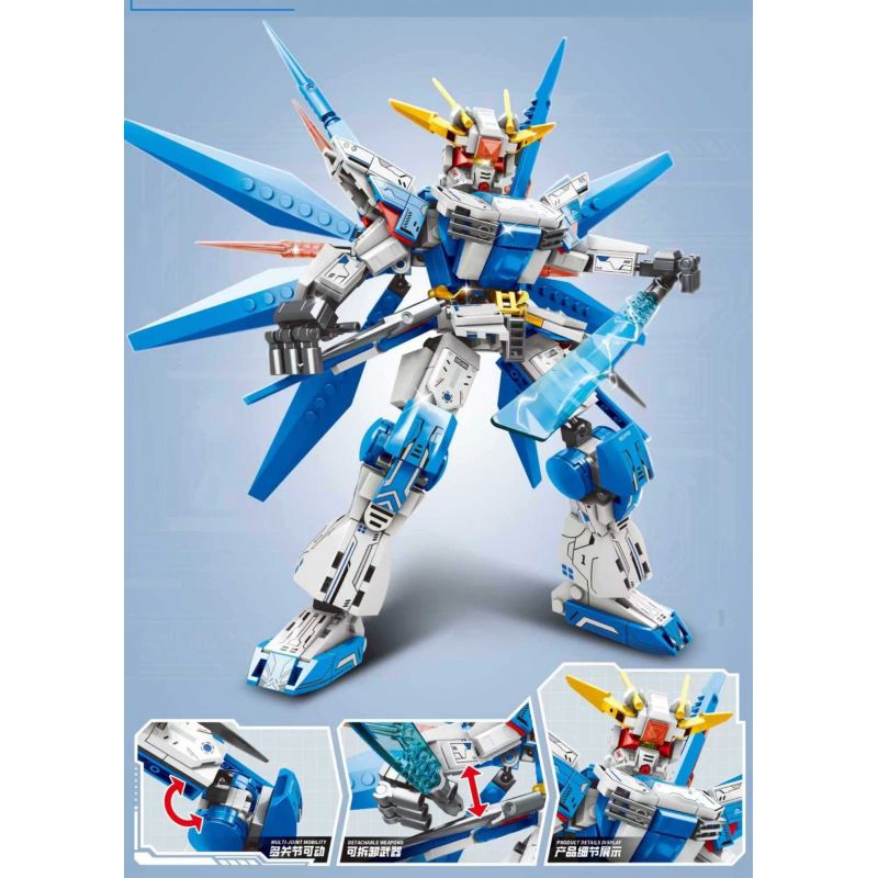 MINGDI LEIBAO K2064 2064 BỘ ĐỒ DI ĐỘNG MÀU XANH bộ đồ chơi xếp lắp ráp ghép mô hình Movie & Game Phim Và Trò Chơi 459 khối