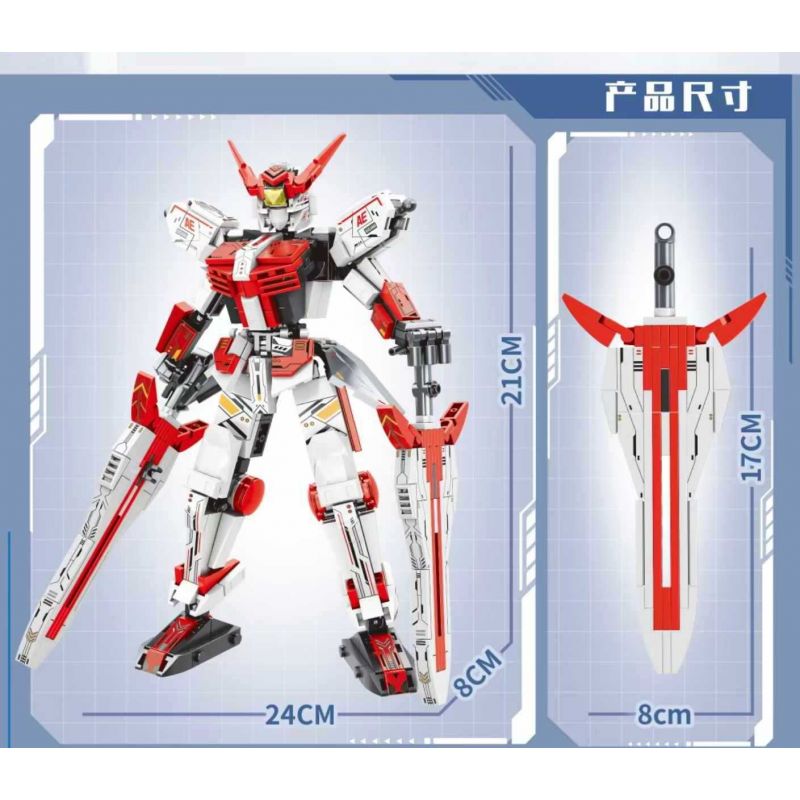 MINGDI LEIBAO K2065 2065 BỘ ĐỒ DI ĐỘNG MÀU ĐỎ bộ đồ chơi xếp lắp ráp ghép mô hình Movie & Game Phim Và Trò Chơi 454 khối