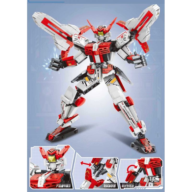 MINGDI LEIBAO K2065 2065 BỘ ĐỒ DI ĐỘNG MÀU ĐỎ bộ đồ chơi xếp lắp ráp ghép mô hình Movie & Game Phim Và Trò Chơi 454 khối