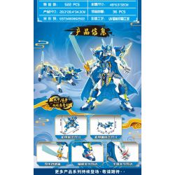 MINGDI LEIBAO K0990 0990 CƠ KHÍ TRUNG QUỐC AO BING SHENLONG bộ đồ chơi xếp lắp ráp ghép mô hình 522 khối