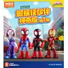 BLOKEES 74802 SPIDER-MAN SIDEKICKS PHIÊN BẢN TUYỆT VỜI 1 MILES bộ đồ chơi xếp lắp ráp ghép mô hình Super Heroes Siêu Nhân Anh Hùng
