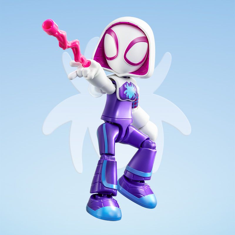 BLOKEES 74803 SPIDER-MAN SIDEKICK MAGIC PHIÊN BẢN 1 GHOST SPIDER-GWEN bộ đồ chơi xếp lắp ráp ghép mô hình Super Heroes Siêu Nhân Anh Hùng