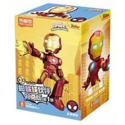 BLOKEES 74804 SPIDER-MAN SIDEKICK MAGIC EDITION PHẦN 1 NGƯỜI SẮT TONY STARK bộ đồ chơi xếp lắp ráp ghép mô hình Super Heroes Siêu Nhân Anh Hùng