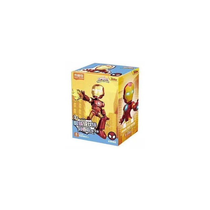 BLOKEES 74804 SPIDER-MAN SIDEKICK MAGIC EDITION PHẦN 1 NGƯỜI SẮT TONY STARK bộ đồ chơi xếp lắp ráp ghép mô hình Super Heroes Siêu Nhân Anh Hùng