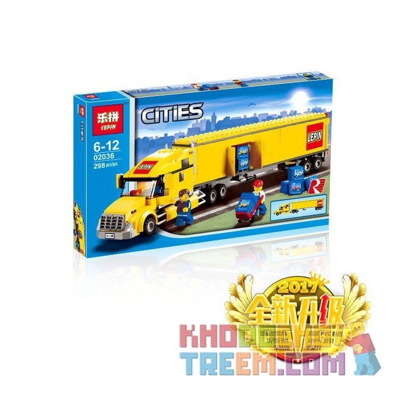 NOT Lego LEGO CITY TRUCK 7848 B BRAND XP93221 93221 QUEEN 82026 LEPIN 02036 LION KING 180031 xếp lắp ráp ghép mô hình XE TẢI THÀNH PHỐ LEGO ĐỒ CHƠI R US TRUCK 278 khối