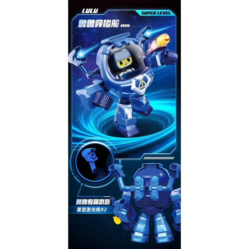 BLOKEES 74401 PHIÊN BẢN SIÊU BRUKO ĐA DẠNG CABIN TÀU CON THOI BUBU FPLAY-SL bộ đồ chơi xếp lắp ráp ghép mô hình Movie & Game Phim Và Trò Chơi