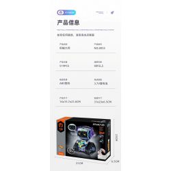 IM.MASTER QIHUI 8055 BẬC THẦY MÁY MÓC GUITARIST THỜI THƯỢNG bộ đồ chơi xếp lắp ráp ghép mô hình Technic Kỹ Thuật Công Nghệ Cao Mô Hình Phương Tiện 519 khối