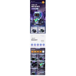 IM.MASTER QIHUI 8055 BẬC THẦY MÁY MÓC GUITARIST THỜI THƯỢNG bộ đồ chơi xếp lắp ráp ghép mô hình Technic Kỹ Thuật Công Nghệ Cao Mô Hình Phương Tiện 519 khối