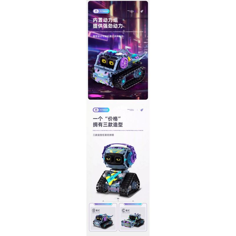 IM.MASTER QIHUI 8055 BẬC THẦY MÁY MÓC GUITARIST THỜI THƯỢNG bộ đồ chơi xếp lắp ráp ghép mô hình Technic Kỹ Thuật Công Nghệ Cao Mô Hình Phương Tiện 519 khối