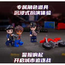 KEEPPLEY 11023 SWAT CHỐNG KHỦNG BỐ bộ đồ chơi xếp lắp ráp ghép mô hình City Thành Phố