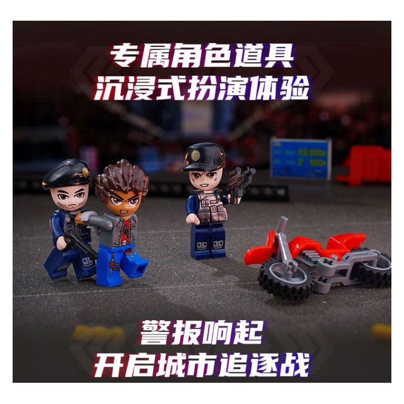 KEEPPLEY 11023 SWAT CHỐNG KHỦNG BỐ bộ đồ chơi xếp lắp ráp ghép mô hình City Thành Phố