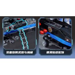 KEEPPLEY 11024 PHÁO HẠM bộ đồ chơi xếp lắp ráp ghép mô hình City Thành Phố