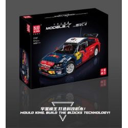 MouldKing 13187 Mould King 13187 XE ĐUA CITROËN C4 tỷ lệ 1:8 bộ đồ chơi xếp lắp ráp ghép mô hình Technic 2008 CITROEN C4 WRC Kỹ Thuật Công Nghệ Cao Mô Hình Phương Tiện 4606 khối