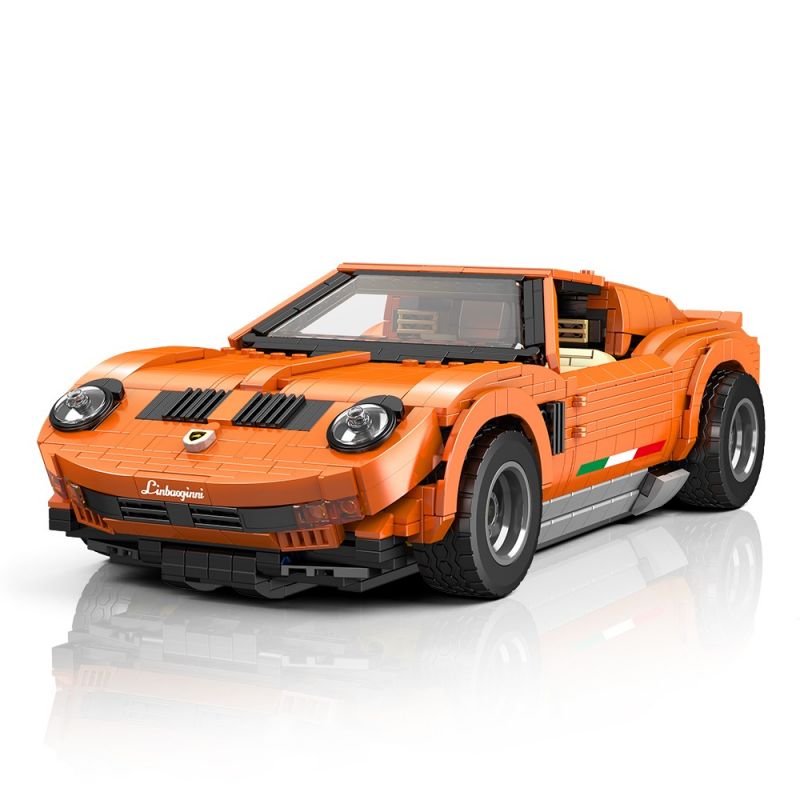 MouldKing 10116 Mould King 10116 non Lego XE THỂ THAO MU bộ đồ chơi xếp lắp ráp ghép mô hình Creator LAMBORGHINI MIURA / MURA SPORTS CAR Sáng Tạo 1607 khối