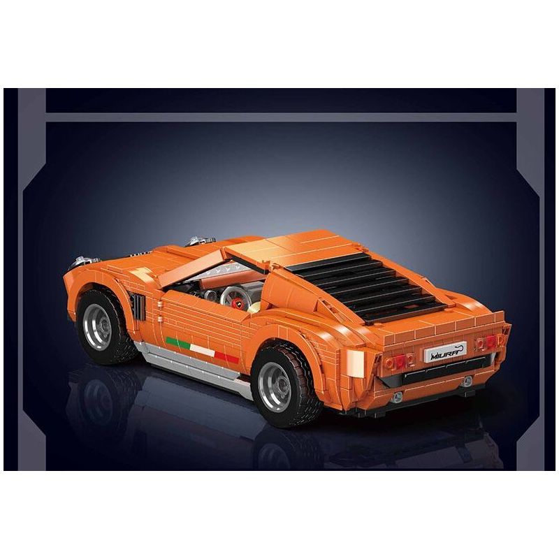 MouldKing 10116 Mould King 10116 XE THỂ THAO MU bộ đồ chơi xếp lắp ráp ghép mô hình Creator LAMBORGHINI MIURA / MURA SPORTS CAR Sáng Tạo 1607 khối