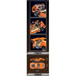 MouldKing 10116 Mould King 10116 XE THỂ THAO MU bộ đồ chơi xếp lắp ráp ghép mô hình Creator LAMBORGHINI MIURA / MURA SPORTS CAR Sáng Tạo 1607 khối