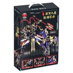 QIANMAI QM00104 00104 MẶC ÁO GIÁP VÀ MƠ MỘNG ÁC MA VÔ SONG THẦN CHIẾN TRANH LỮ BỐ THỎ ĐỎ QUỶ bộ đồ chơi xếp lắp ráp ghép mô hình 1493 khối