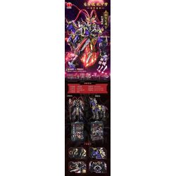 QIANMAI QM00104 00104 MẶC ÁO GIÁP VÀ MƠ MỘNG ÁC MA VÔ SONG THẦN CHIẾN TRANH LỮ BỐ THỎ ĐỎ QUỶ bộ đồ chơi xếp lắp ráp ghép mô hình 1493 khối