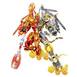 MINGDI LEIBAO K2008 2008 NGƯỜI MÁY TÔN NGỘ KHÔNG bộ đồ chơi xếp lắp ráp ghép mô hình 1305 khối