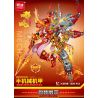 MINGDI LEIBAO K0999 0999 NGƯỜI MÁY NEZHA bộ đồ chơi xếp lắp ráp ghép mô hình 1309 khối