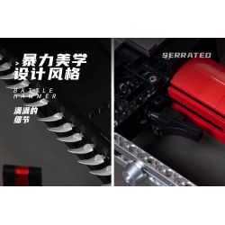 SMALL ANGLE JD028 WARHAMMER 40.000 XÍCH KIẾM ĐIỆN bộ đồ chơi xếp lắp ráp ghép mô hình Movie & Game SERRATED BATTLE HAMMER Phim Và Trò Chơi 1818 khối