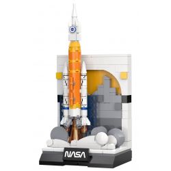 CADA DOUBLEE C56044 56044 TÊN LỬA ARTEMIS SLS CỦA NASA bộ đồ chơi xếp lắp ráp ghép mô hình NASA SLS ARTEMIS ROCKET 197 khối