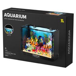 TAKUGI T4001 4001 BỂ CÁ SAN HÔ HỀ bộ đồ chơi xếp lắp ráp ghép mô hình AQUARIUM 568 khối