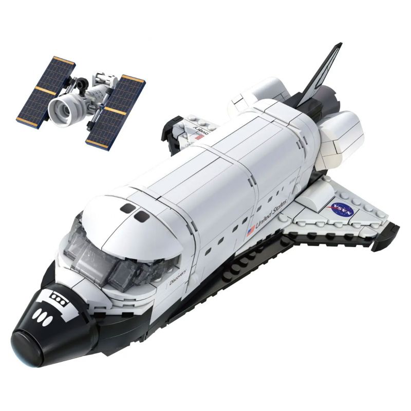 CADA DOUBLEE C56051 56051 TÀU CON THOI bộ đồ chơi xếp lắp ráp ghép mô hình City SPACE SHUTTLE DISCOVERY Thành Phố 475 khối